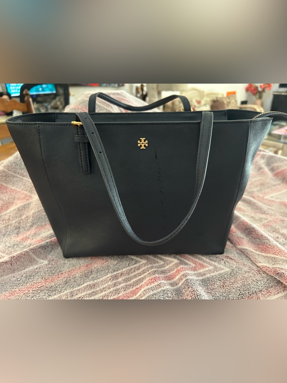 Tory Burch Emerson Tote Bag - deep navy